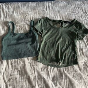 2 Juniors Tops Size Small. Brit & Bri, Colsie